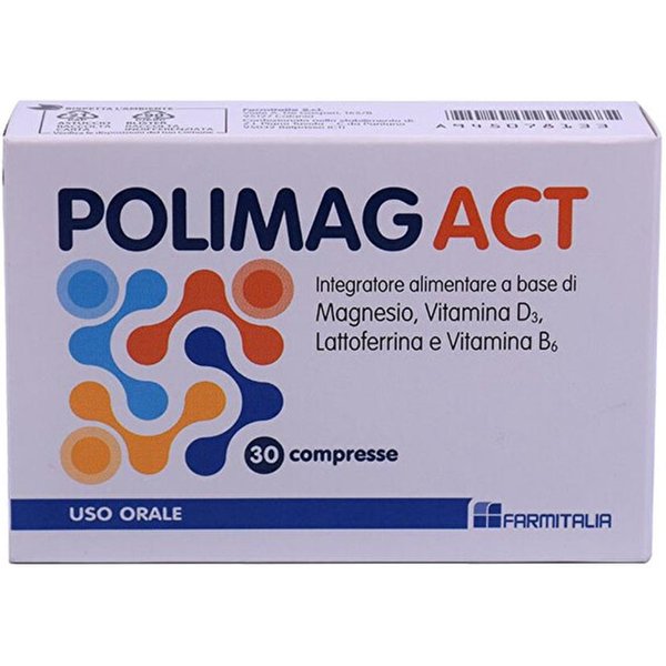 Farmitalia Polimag Act Integratore Alimentare, 30 Compresse-image