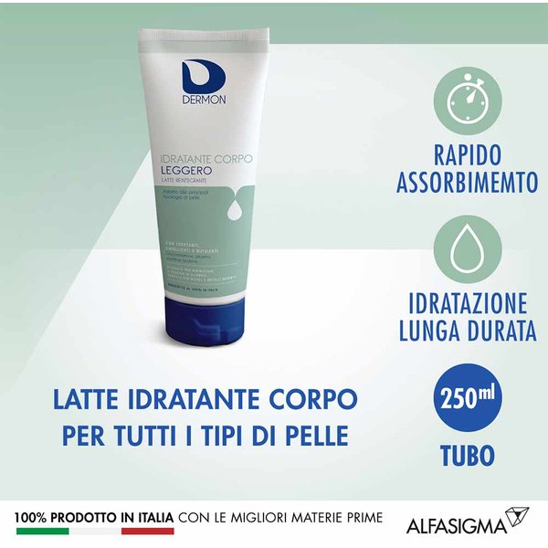 Dermon Idratazione - Idratante Corpo Leggero Latte Reintegrante, 250Ml-image
