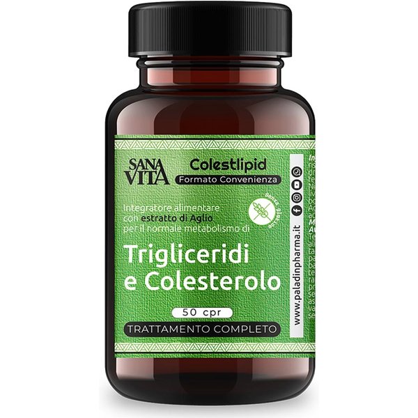Paladin Pharma Sanavita - Colestlipid Plus Integratore Alimentare, 50 Compresse-image