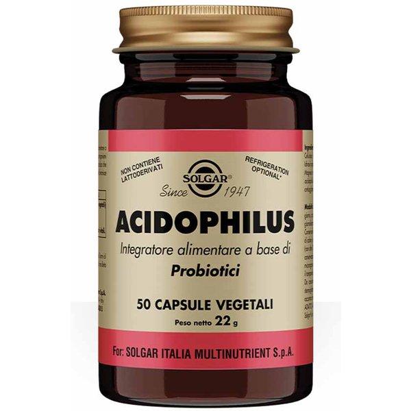 Solgar Acidophilus Integratore Di Probiotici, 50 Capsule Vegetali-image