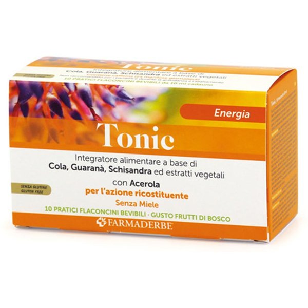 Farmaderbe Tonic Senza Miele Integratore Alimentare, 10 Fiale-image