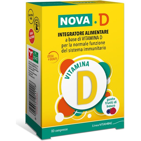 Nova Argentia Nova.D Integratore Alimentare, 80 Compresse-image