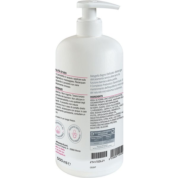 Babygella Prebiotic - Bagno Delicato, 500Ml-image