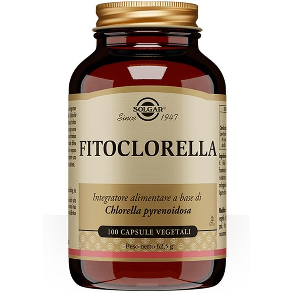 Solgar Fitoclorella Integratore Alimentare, 100 Capsule-image
