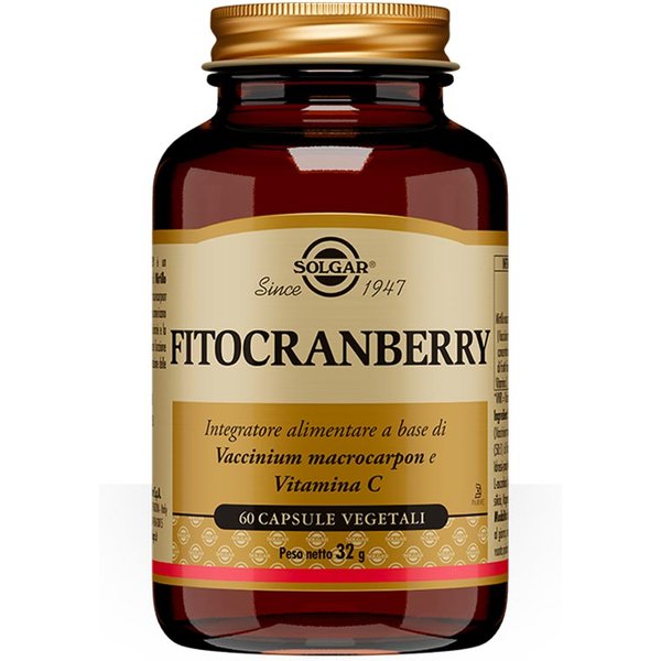 Solgar Fitocranberry Integratore Alimentare, 60 Capsule Vegetali-image