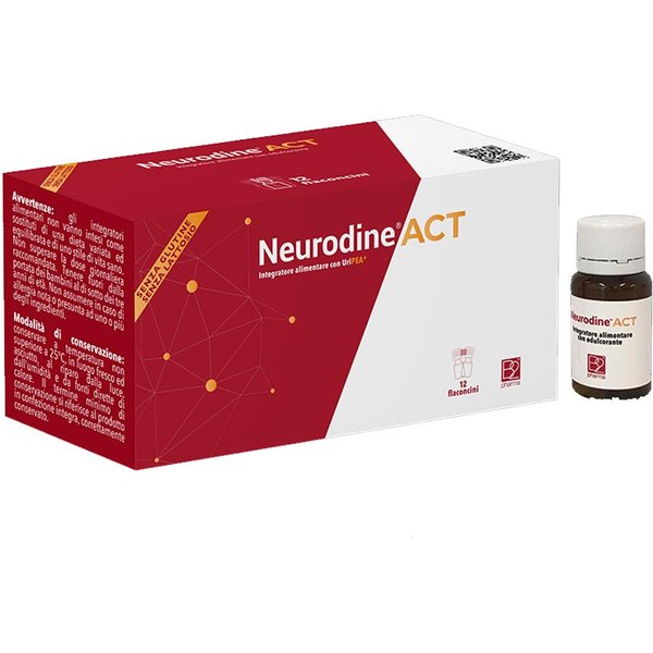 B2 Pharma Neurodine Act Integratore Alimenta, 10 Flaconi 10Ml-image
