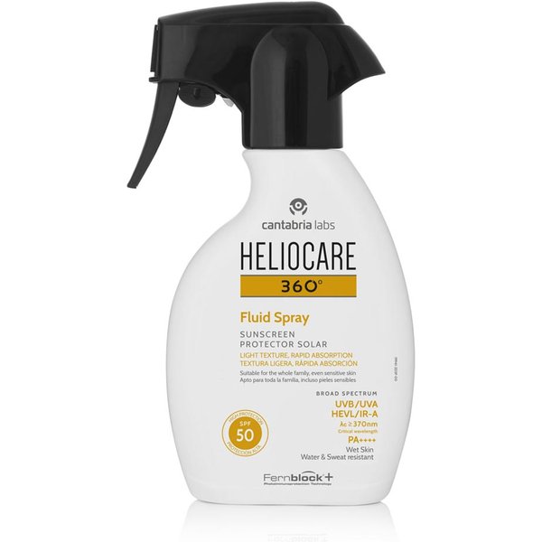 Heliocare 360° Fluid Spray SPF50 Protezione Solare Corpo, 250Ml-image
