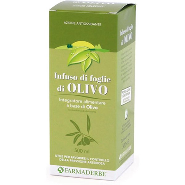 Farmaderbe Olivo Infuso Foglie Integratore Alimentare, 500Ml-image