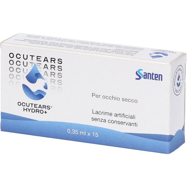 Santen Ocutears Hydro+ 0,4% Soluzione Oftalmica Per Occhio Secco, 15 X 0,35Ml-image