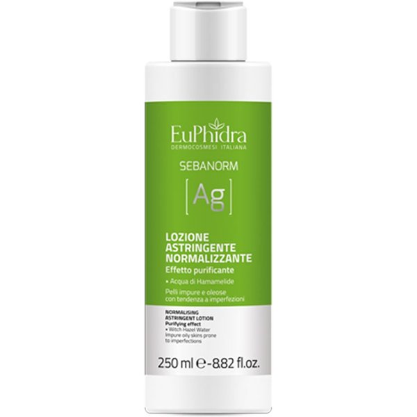 Euphidra Sebanorm Ag - Lozione Astringente Normalizzante Purificante, 250Ml-image