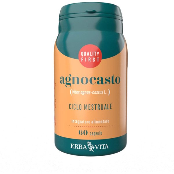 Erba Vita Monoplanta - Agnocasto Integratore Ciclo Mestruale, 60 Capsule-image