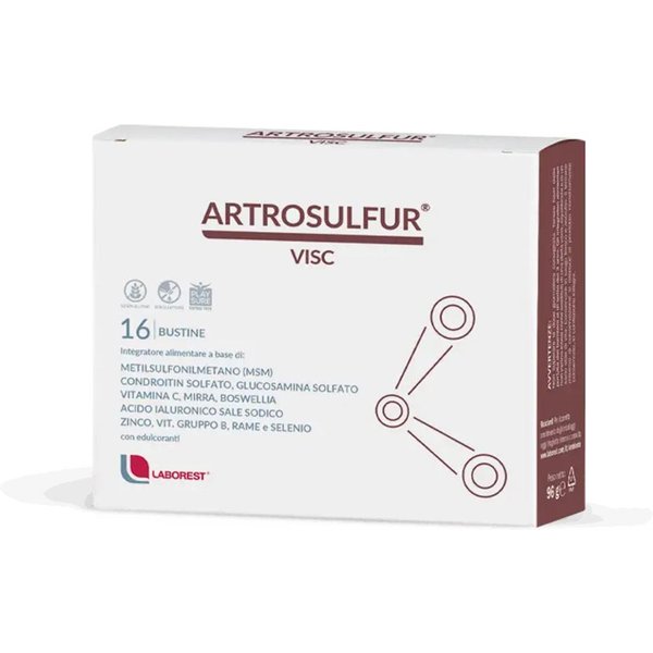 Laborest Artrosulfur Visc Integratore Alimentare, 16 Bustine Da 6G-image