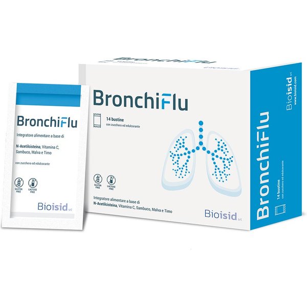 Bioisid Bronchiflu Integratore Alimentare, 14 Bustine-image