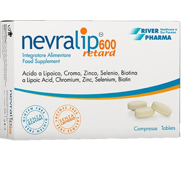 River Pharma Nevralip 600 Retard Integratore Alimentare, 30 Compresse-image