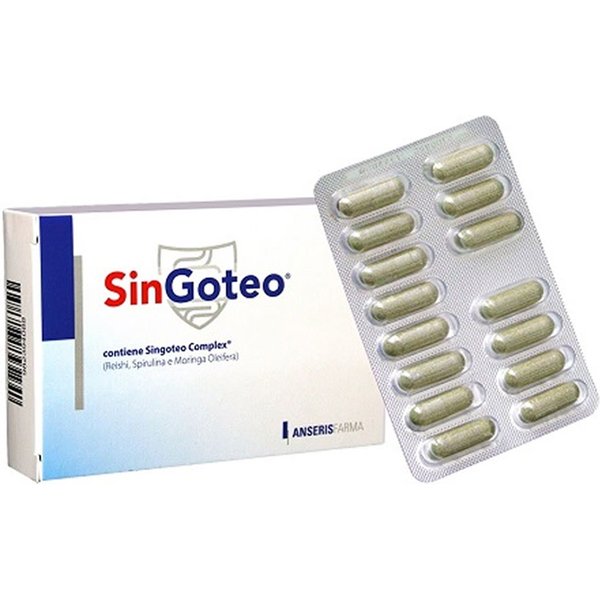 Anseris Farma Singoteo Integratore Permeabilità Intestinale, 30 Capsule-image