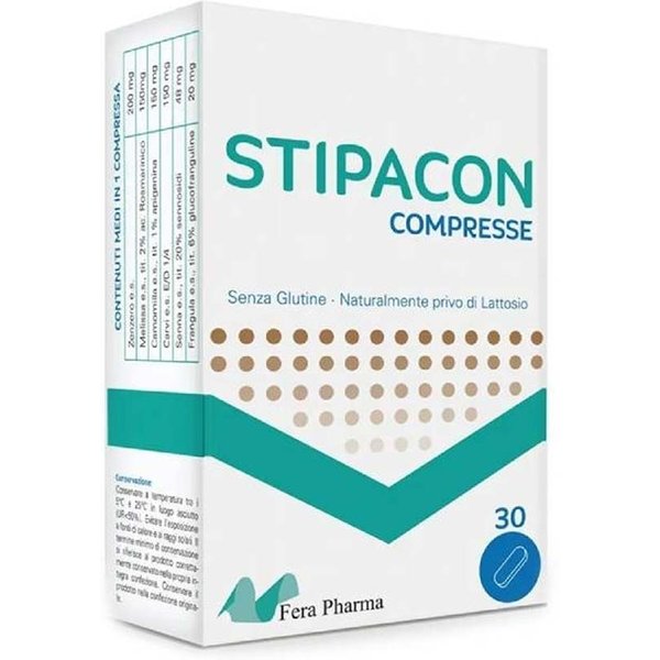 Fera Pharma Stipacon Integratore Digestione E Transito Intestinale, 30 Compresse-image