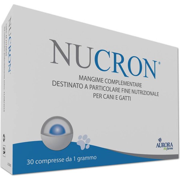 Aurora Biofarma Nucron Maxi Mangime Complementare Cani E Gatti, 60 Compresse-image