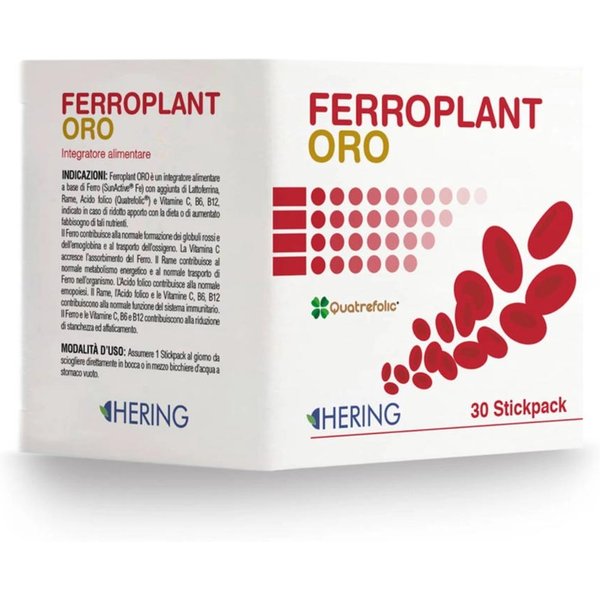 Hering Ferroplant - Oro Integratore Alimentare, 30 Stickpack-image