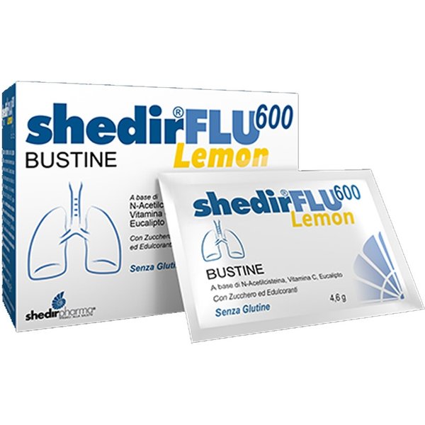 Shedir Pharma Shedirflu 600 Integratore Alimentare, 20 Bustine-image