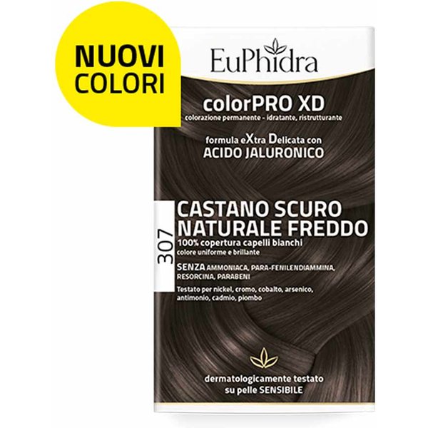Euphidra Colorpro Xd - Colorazione Permanente 307 Castano Scuro Naturale Freddo-image