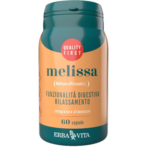 Erba Vita Monoplanta - Melissa Integratore Funzione Digestiva Relax, 60 Capsule-image