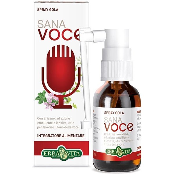 Erba Vita Sana Voce - Spray Gola Mucoadesivo Sostegno Tono Della Voce, 30Ml-image