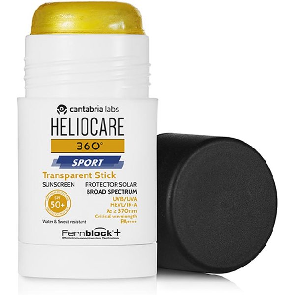 Heliocare 360° Sport Transparent Stick SPF50+ Protezione Invisibile, 25G-image