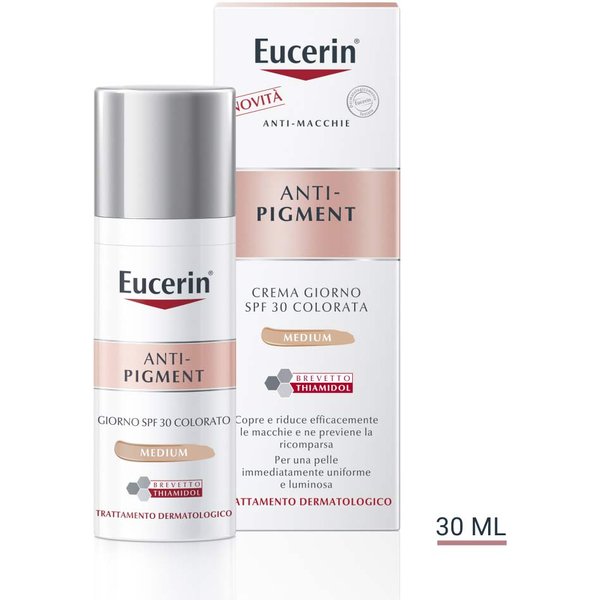 Eucerin Anti-Pigment - Crema Giorno SPF30 Colorata Medium, 50Ml-image