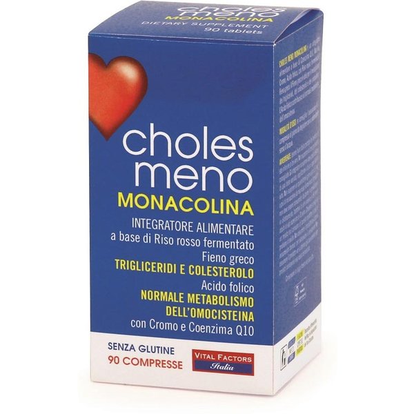 Vital Factors Choles Meno Monacolina Integratore Per Il Colesterolo, 90Compresse-image