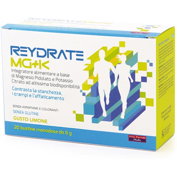 Vital Factors Reydrate Mg+K Integratore Alimentare, 20 Bustine-image