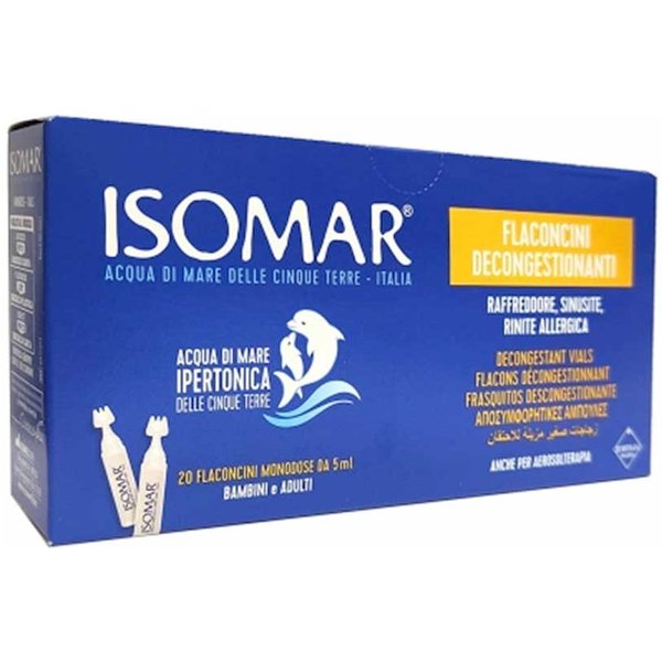 Isomar Naso Flaconcini Decongestionanti Soluzione Ipertonica, 20 Flaconcini X5Ml-image