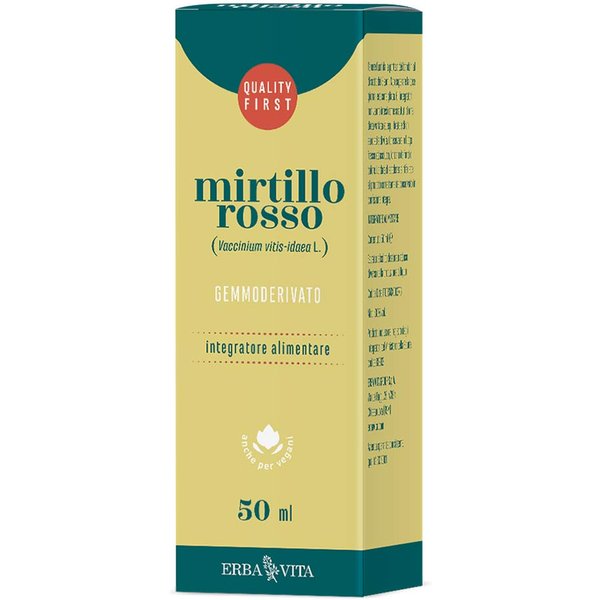 Erba Vita Estratti Liquidi - Gemmoderivato Mirtillo Rosso, 50Ml-image