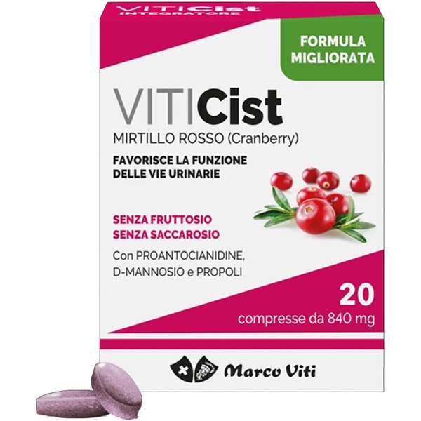 Marco Viti Viticist Integratore Alimentare Per Le Vie Urinarie, 20 Compresse-image