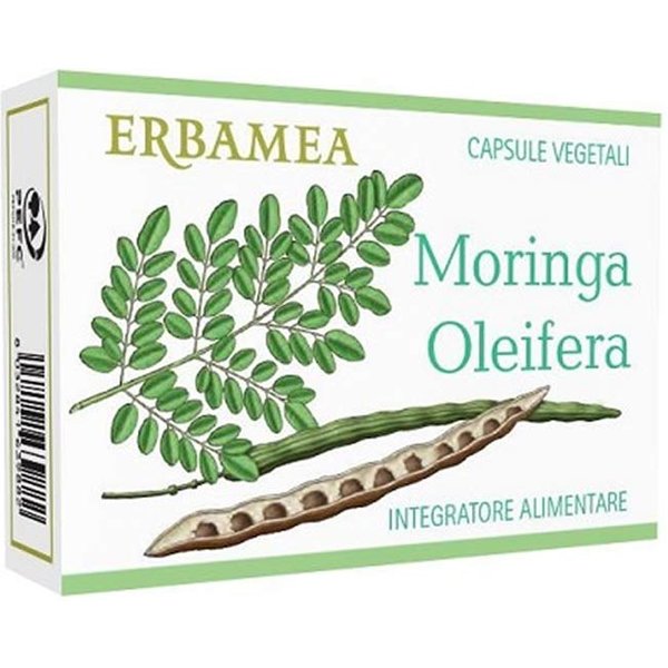 Erbamea Moringa Oleifera Integratore Circolazione E Metabolismo, 24 Capsule-image