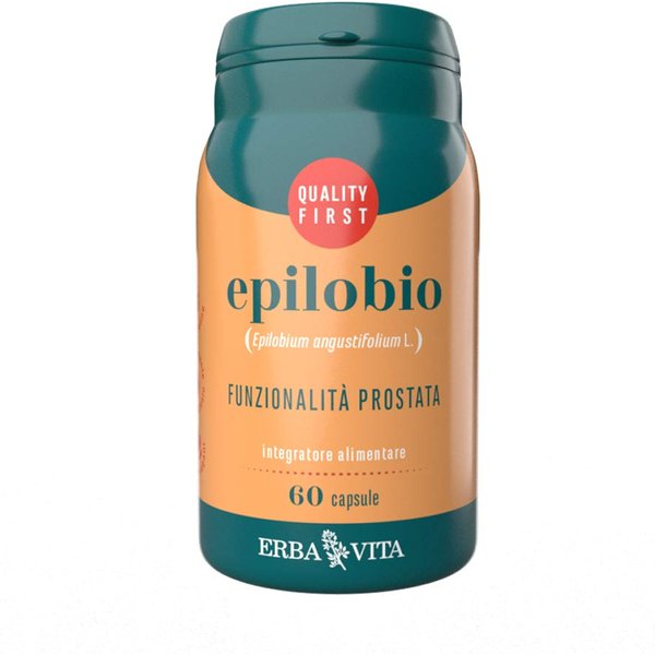 Erba Vita Monoplanta - Epilobio Integratore Funzionalità Prostata, 60 Capsule-image