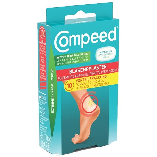 Compeed Cerotti Per Vesciche Extreme Medio, 10 Cerotti-image