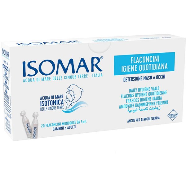 Isomar Igiene Quotidiana Naso E Occhi Soluzione Isotonica, 20 Flaconcini-image