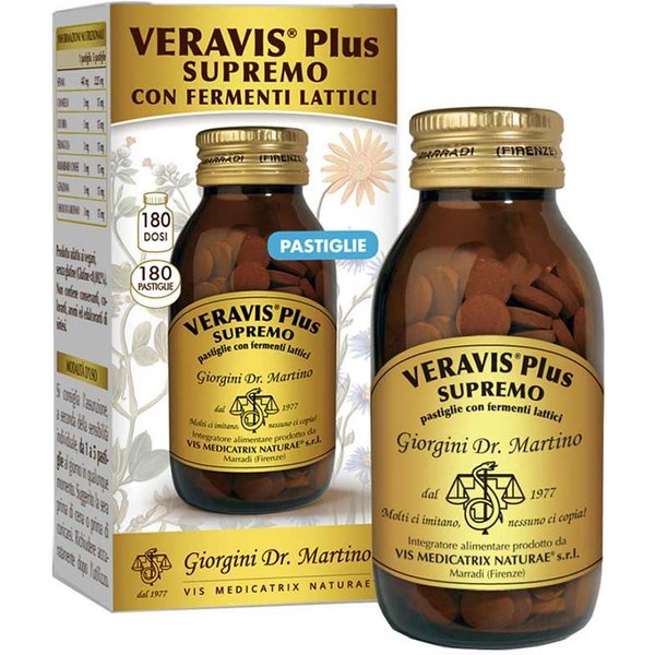 Dr.Giorgini Veravis Plus Supremo Con Fermenti Integratore, 180 Pastiglie-image