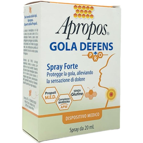 Apropos Gola Defens - Pro Spray Forte Per La Gola Dispositivo Medico, 20Ml-image
