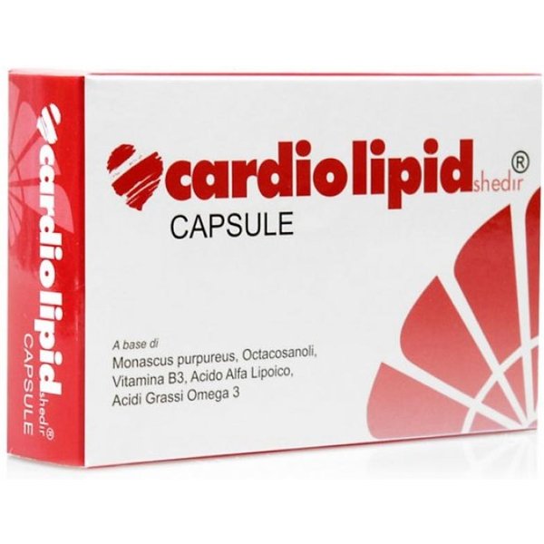 Shedir Pharma Cardiolipid Shedir Integratore Alimentare, 30 Capsule-image