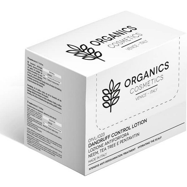 Organics Cure - Dandruff Control Lotion Lozione Anti-Forfora, 12 Fiale-image