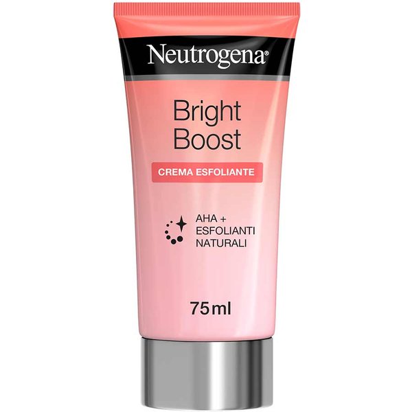 Neutrogena Bright Boost Esfoliante Viso Con Aha Glicolico E Mandelico Detergente Viso Delicato Per Una Pelle Liscia E Luminosa, 75Ml-image