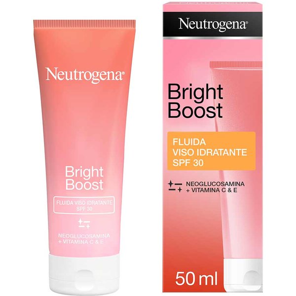 Neutrogena Bright Boost Crema Idratante Viso Con Protezione SPF30 Crema Schiarente Con Neoglucosomina, 50Ml-image