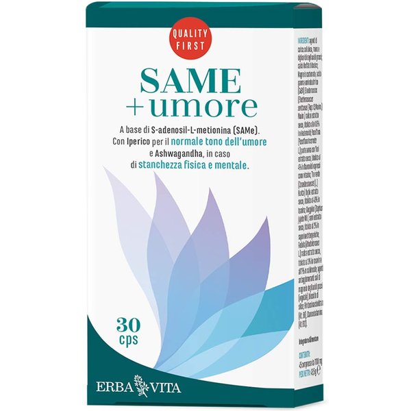 Erba Vita Ansia-Stress - Same + Umore Integratore Alimentare, 30 Capsule-image