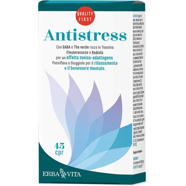 Erba Vita Ansia-Stress - Antistress Integratore Alimentare, 45Compresse-image
