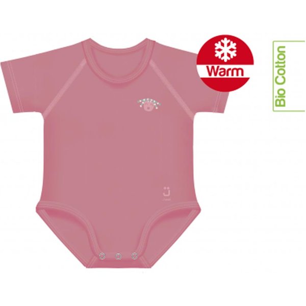 J Bimbi Warm Tribe - Old Rose Body Neonato 0-36 Mesi Rosa, 1 Body-image