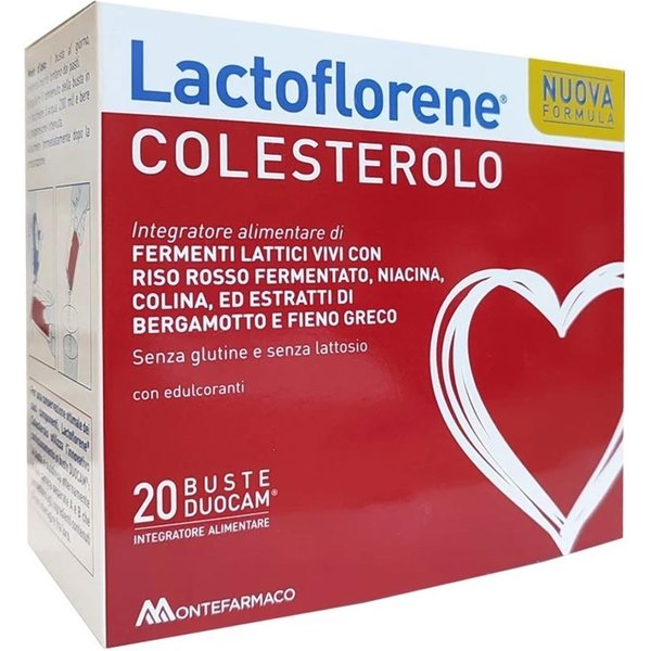 Lactoflorene Colesterolo Integratore Fermenti Lattici, 20 Bustine-image