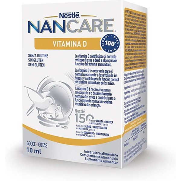 Nestlé Nancare - Vitamina D Gocce Integratore Per Lattanti E Bambini, 10Ml-image