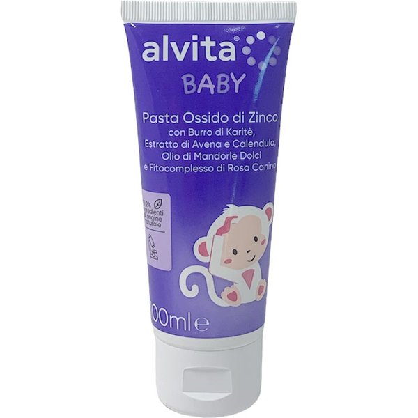 Alvita Baby - Pasta Ossido Di Zinco Cambio Pannolino, 100Ml-image