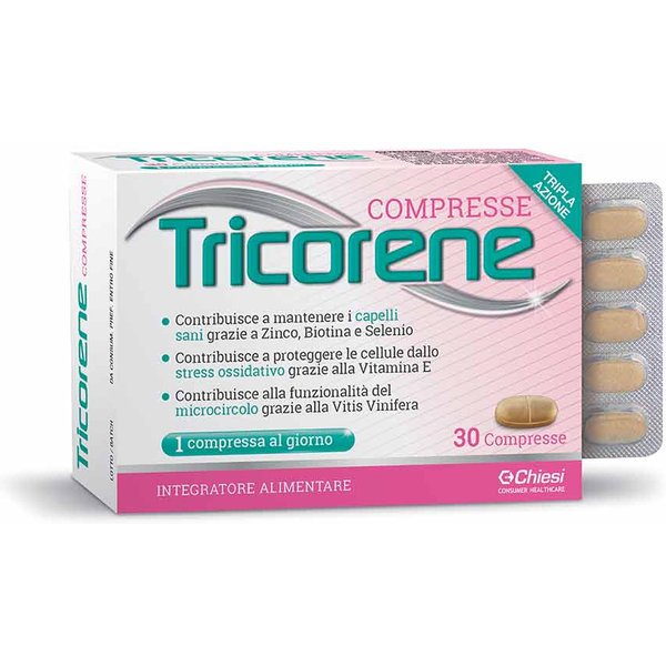 Chiesi Tricorene Integratore Per Capelli Sani Tripla Azione, 30 Compresse-image